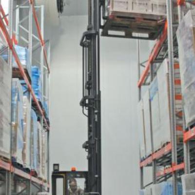 The Aisle-Master Cold Store Cab Forklift